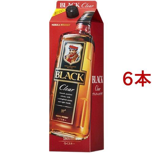 ブラックニッカクリア 紙パック ( 1800ml*6本セット )/ ブラックニッカ ( アサヒビール...
