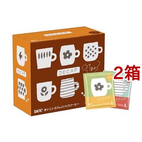UCC おいしいカフェインレスコーヒー ワンドリップコーヒー コク深め (  50杯分×2箱セット ...