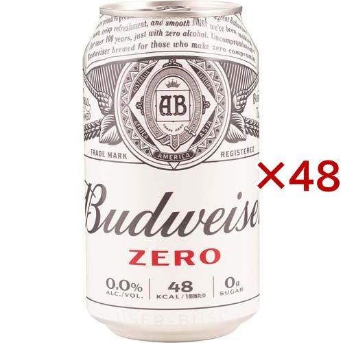 バドワイザーゼロ ノンアルコールビール缶 ( 24本×2セット(1本350ml) )