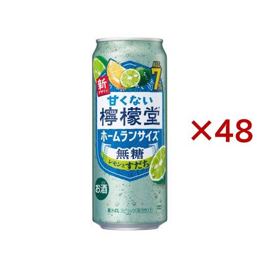 甘くない檸檬堂 無糖 レモンとすだち 缶 ( 24本×2セット(1本500ml) )/ 檸檬堂