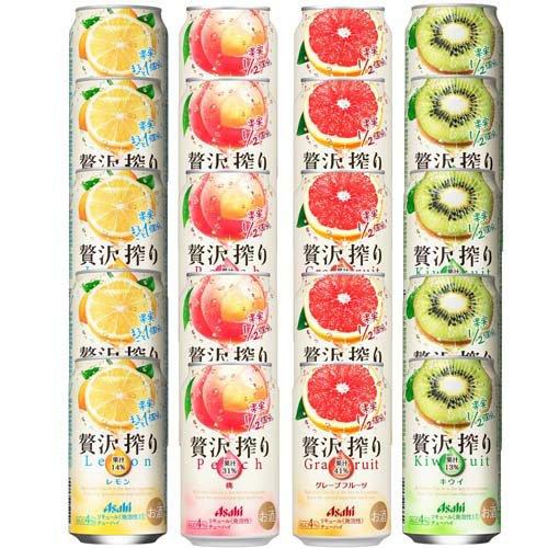 (企画品)アサヒ 贅沢搾り 4種飲み比べ アソート ( 350ml×20本 )/ アサヒ 贅沢搾り ...