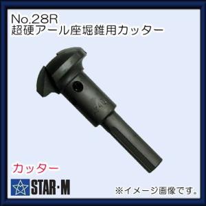 STAR-M（スターエム） 超硬アール/V型座堀錐専用ストッパー(No.28R