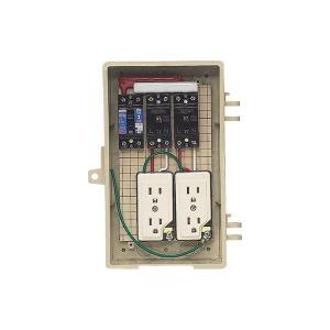 未来工業 屋外電力用仮設ボックス 漏電しゃ断器・分岐ブレーカ
