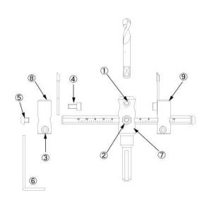 スターエム ダイヤモンド自在錐(No.36D・NO.36DL)用安全ストッパー　36D-OP5 STAR-M｜soukoukan