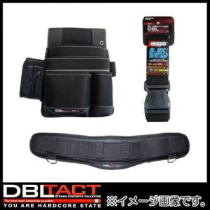 三共コーポレーション ブラック 2段腰袋+工具差し+サポーター+