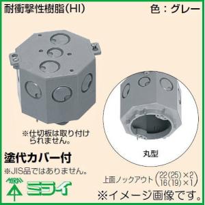 八角コンクリートボックス 丸型 1ヶ 8CB-82NM 未来工業 MIRAI