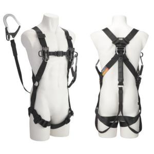 セフハーネスB 平ロープL4ダブルセット 黒 A...の商品画像