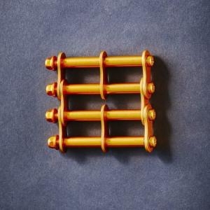 KNICKS ニックス アルミ製金具一式(アルマイト加工) レッド ALU