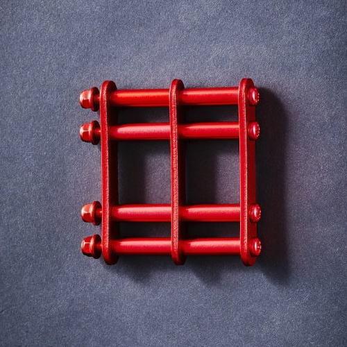 ニックス アルミ製金具一式(ロングタイプ・アルマイト加工) レッド ALU-LR KNICKS AL...