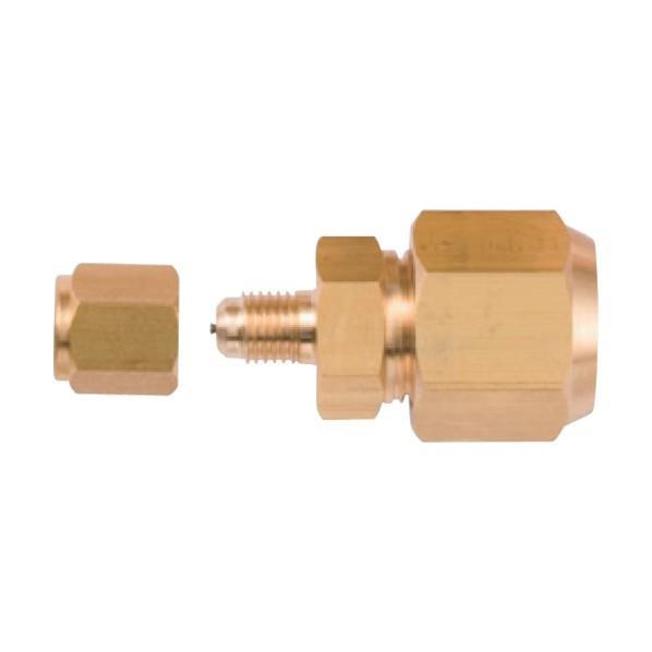 気密試験用フレアユニオン(1/4"x5/8") FS-851C-4 FUSO FS851C4 A-G...
