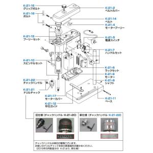 HOZAN（ホーザン） K-21(デスクドリル)平行ガイド用 K-21-12 HOZAN