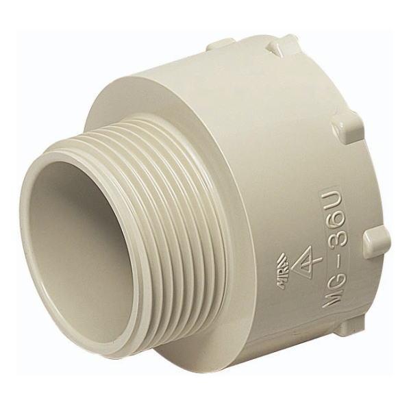 異径アダプター(厚鋼用サイズアップ) (G3/4・G1) MG-22UJ ベージュ 1ヶ MIRAI...