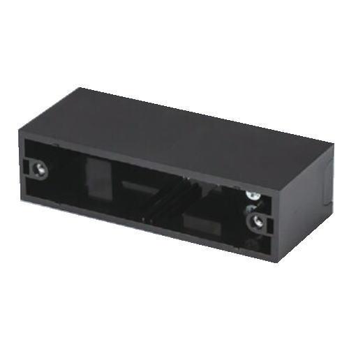 未来工業 深形モール用スイッチボックス(機器用) 1ヶ ブラック MSB-K2YK MIRAI