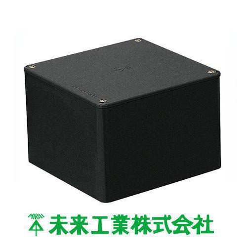 プールボックス 150x150x100mm 正方形(ノック無) PVP-1510K ブラック 1ヶ ...