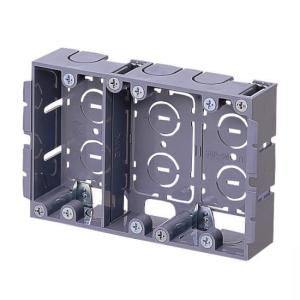 未来工業 浅形パネルボックス あと付けはさみボックス 1ヶ用 SBP-S 20