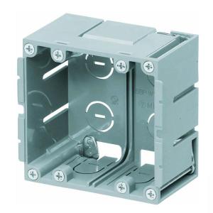 未来工業 浅形パネルボックス あと付けはさみボックス 1ヶ用 SBP-S 20