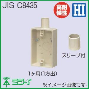 未来工業 露出スイッチボックス(防水コンセント用)取付台座 STEW