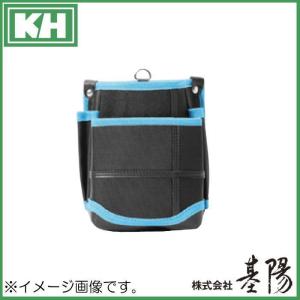 基陽 武尊魂 2段 腰袋 ブラック/ブルー TK02K-B KH 釘袋