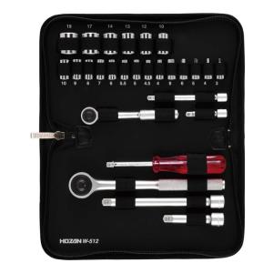 HOZAN ソケットレンチセット(6.3mm/9.5mm角) W-512 ホーザン