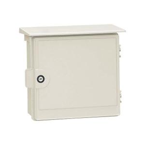 未来工業 ウオルボックス(プラスチック製防雨ボックス) ベージュ 1個