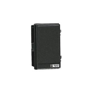 未来工業 ウオルボックス(プラスチック製屋根付) ブラック 1個 WB-1AK