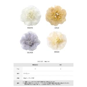コサージュ ヘアコサージュ パーティー 結婚式...の詳細画像2