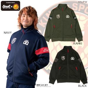 ✨美品✨新日本プロレス×ソウルスポーツ コラボ セットアップ M ジャージ上下 上下セット 新日本プロレス × SOUL SPORTS コラボ ジャージ