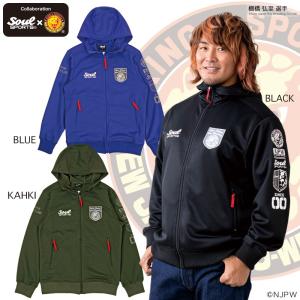 新日本プロレス トレーニングウェア ウィンドブレーカー 上下セット 3L 新日本プロレスSOUL SPORTS ナイロンウィンドブレーカー(ブラック)