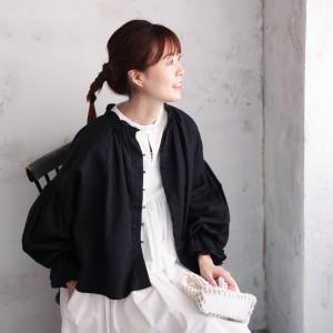 ふくろうと月 ボレロみたいなブラウス レディー...の詳細画像5