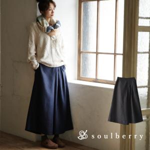 ガウチョパンツ 起毛 レディース スカーチョ スカンツ ワイドパンツ フレア ボトムス soulberryオリジナル