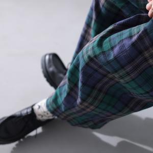 O.W.N ブラックウォッチな9分丈パンツ レ...の詳細画像3