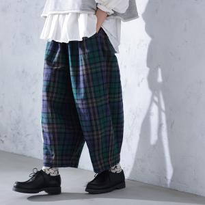 O.W.N ブラックウォッチな9分丈パンツ レ...の詳細画像5