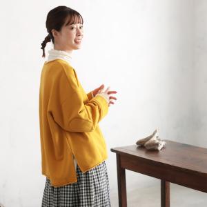 はちみつ堂 肘ステッチのプルオーバー レディー...の詳細画像4