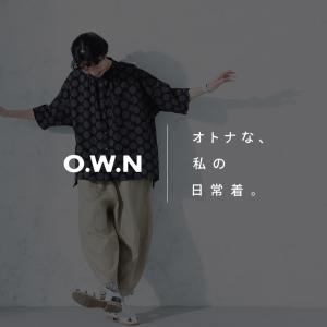 O.W.N くるみドットのブラウス レディース...の詳細画像1