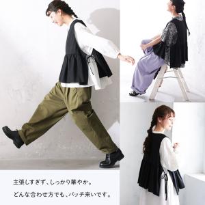 おねがいベスト レディース ノースリーブ クル...の詳細画像2
