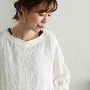 リネン記念日な、麻100%ワンピース レディー...の詳細画像3
