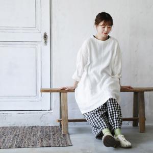 リネン記念日な、麻100%ワンピース レディー...の詳細画像4