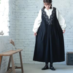 はちみつ堂 たっぷり刺繍のワンピース レディー...の詳細画像4
