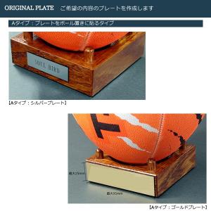 ラグビーボールコレクションケース・木製/UVカ...の詳細画像2