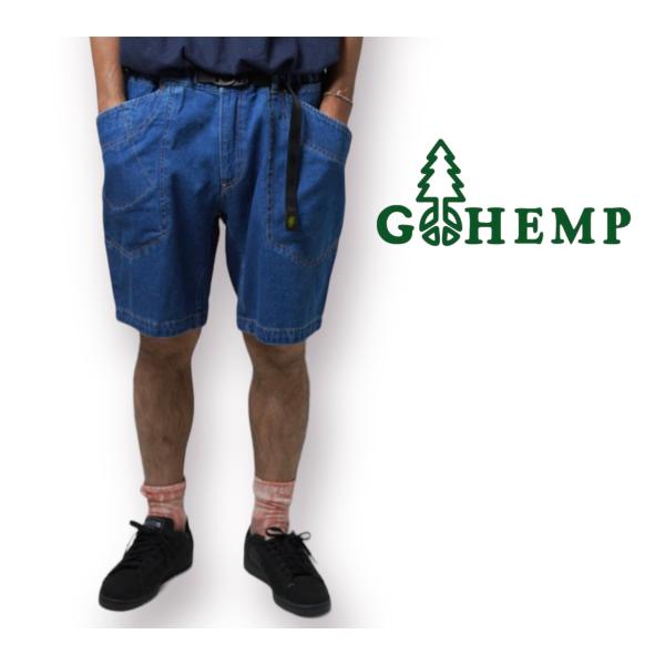 GOHEMP(ゴーヘンプ) -   TRAVELER EASY SHORTS / デニム / メンズ...