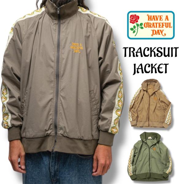 HAVE A GRATEFUL DAY(ハブアグレイトフルデイ) - TRACKSUIT JACKE...