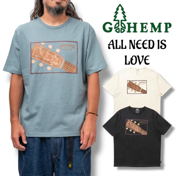 GOHEMP(ゴーヘンプ) -  ALL NEED IS LOVE WIDE FITS TEE WI...