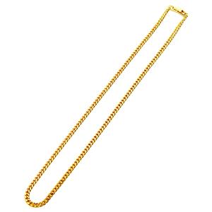 ADVANCE アドバンス 18KGP ゴールド チェーン ネックレス GOLD CHAIN NECKLACE メンズ レディース ストリート シンプル 8651-A ゴールド 金 50cm｜soulstyle