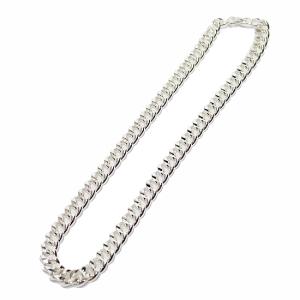 ADVANCE アドバンス シルバー ホワイトシルバー チェーン ネックレス SILVER CHAIN NECKLACE メンズ レディース ストリート シンプル 6030S-D シルバー 銀 50cm｜soulstyle