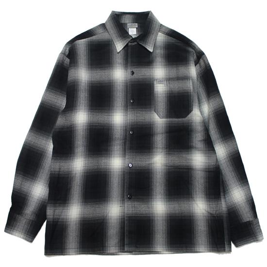 CALTOP キャルトップ フランネル長袖シャツ ネルシャツ オンブレチェック FLANNEL L/...