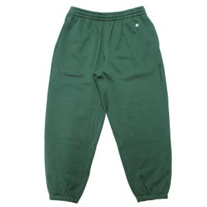 CHAMPION チャンピオン スウェットパンツ SWEAT PANTS ベーシック ワンポイント ロゴ刺繍 裏毛 USAコットン C3-X213 ダークグリーン 緑系 L XL｜soulstyle