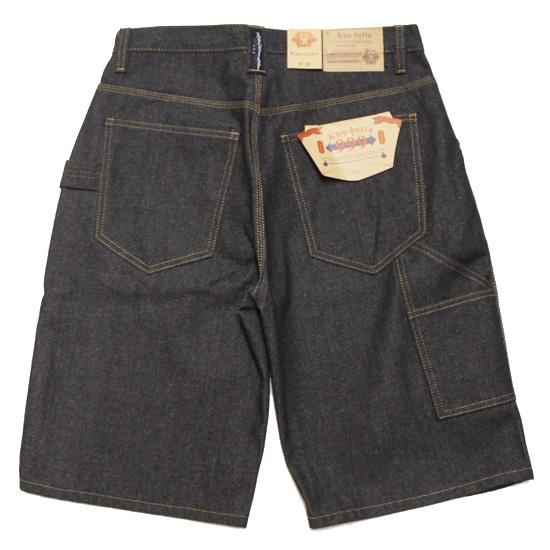 KNO BETTA ノーベター ペインターデニムショーツ ハーフパンツ 999 BAGGY DENI...
