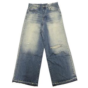 mnml（ミニマル） バギーデニムパンツ ULTRA BAGGY DISTRESSED DENIM