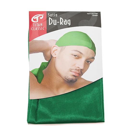 SATIN DU-RAG ドゥーラグ メンズ ストリート HIPHOP ヒップホップ ラップ グリー...