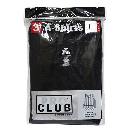 PRO CLUB プロクラブ 3枚パック タンクトップ 3P PREMIUM RINGSPUN CO...